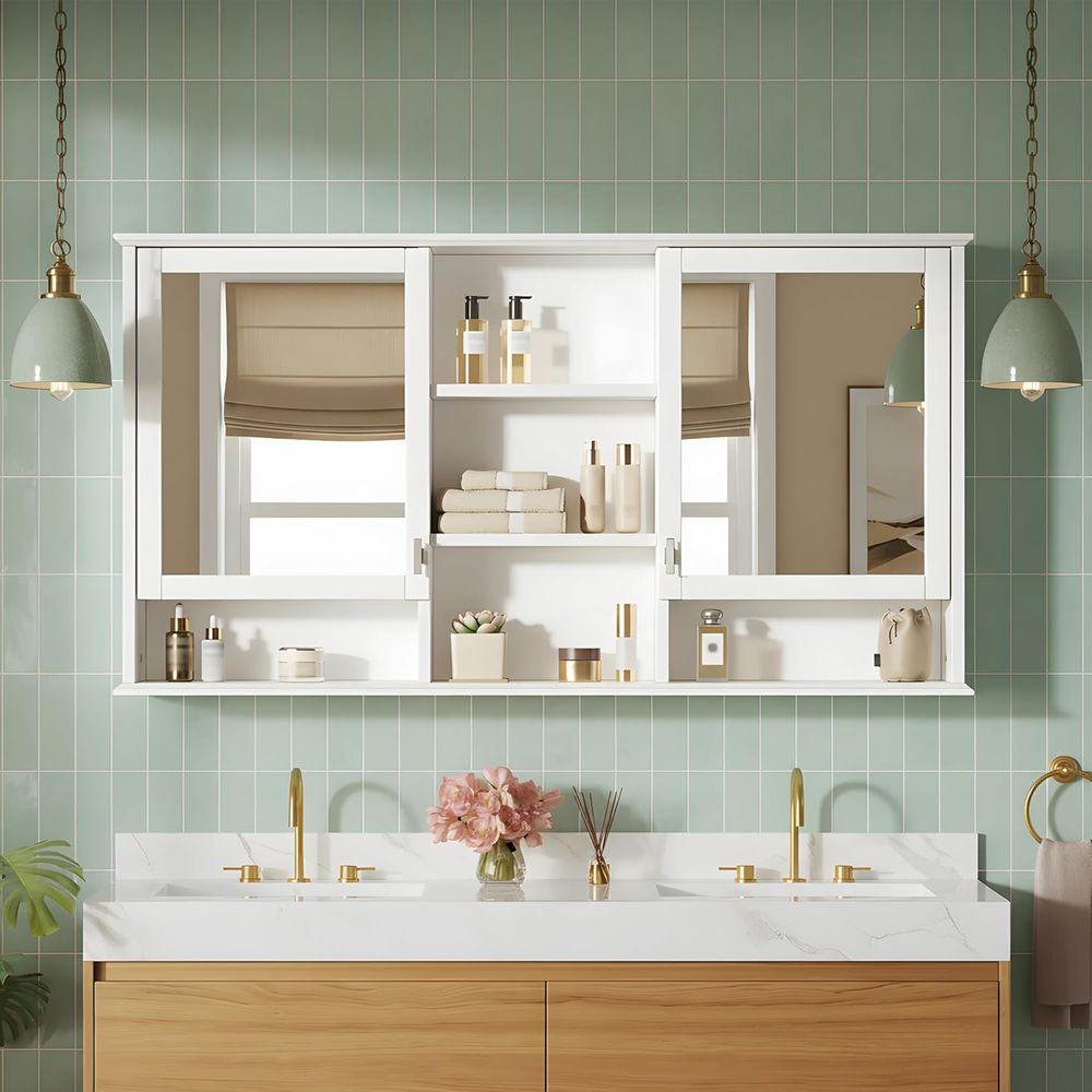 Bathroom Cabinet Mirror - 55