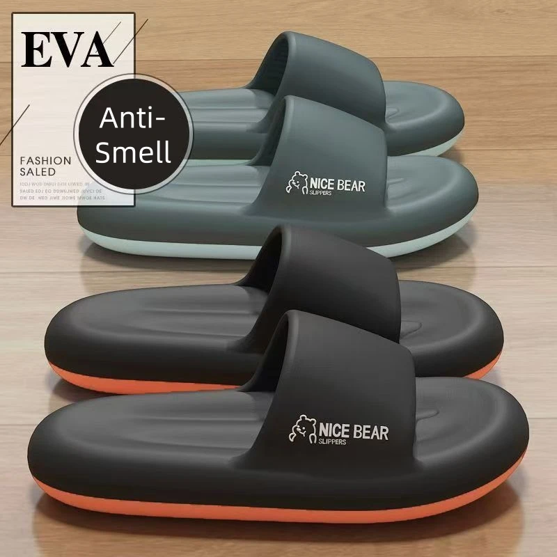 Home Bathroom Colors - Summer Fashion Slippers Men Shoes EVA