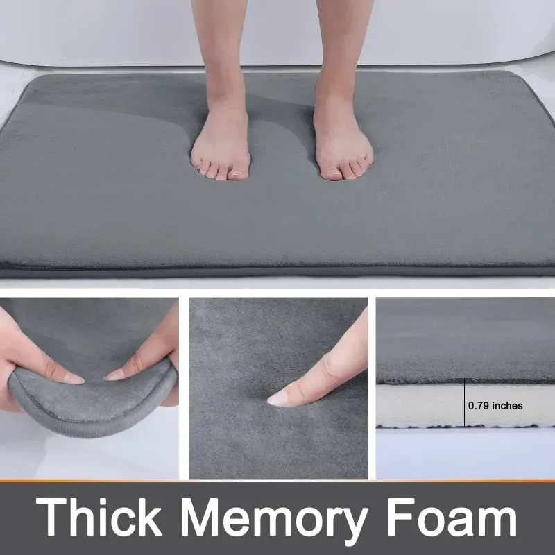 Non Slip Bath Mat - Memory Foam Bath Mat Non Slip