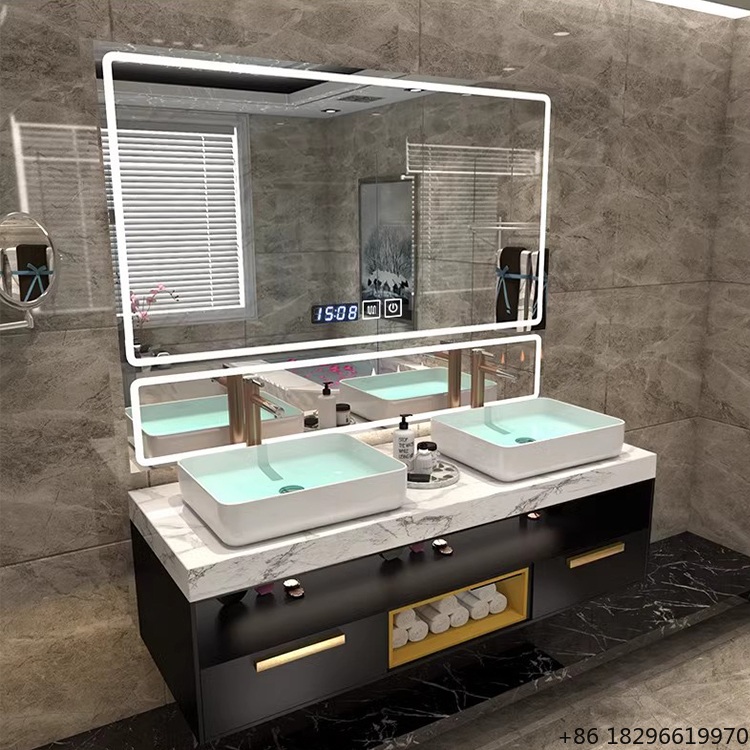 Bathroom Cabinet Mirror - Luxury Large LED Backlit Smart Bathroom