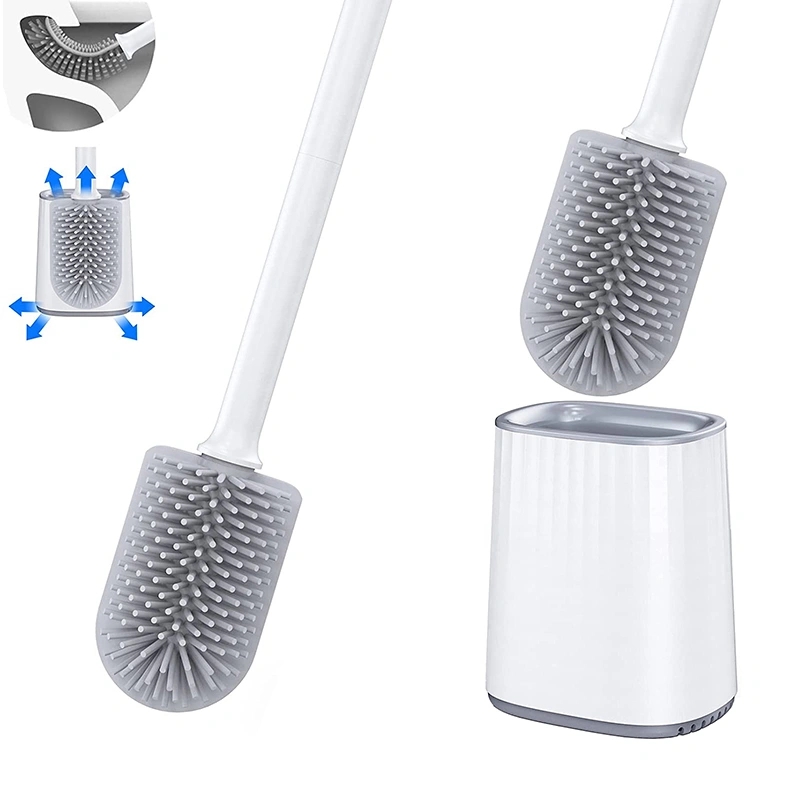 Toilet Brush Holder - WIKHOSTAR Toilet Bowl Brush and Holder