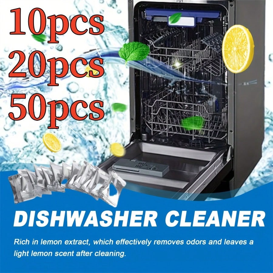 Home Kitchen Bathroom Cleaning - 10/20/50/100pcs Dishwasher Descaling Tablets Commercial Dishwasher