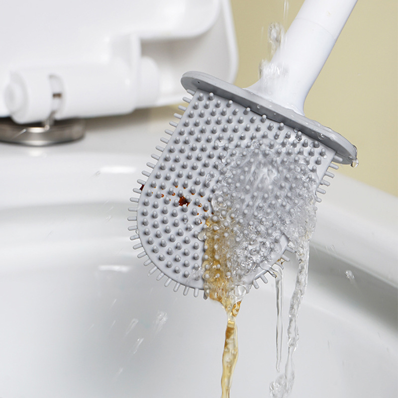 Hanging Silicone Toilet Brush  - Toilet Brush Holder ulasan dan harga