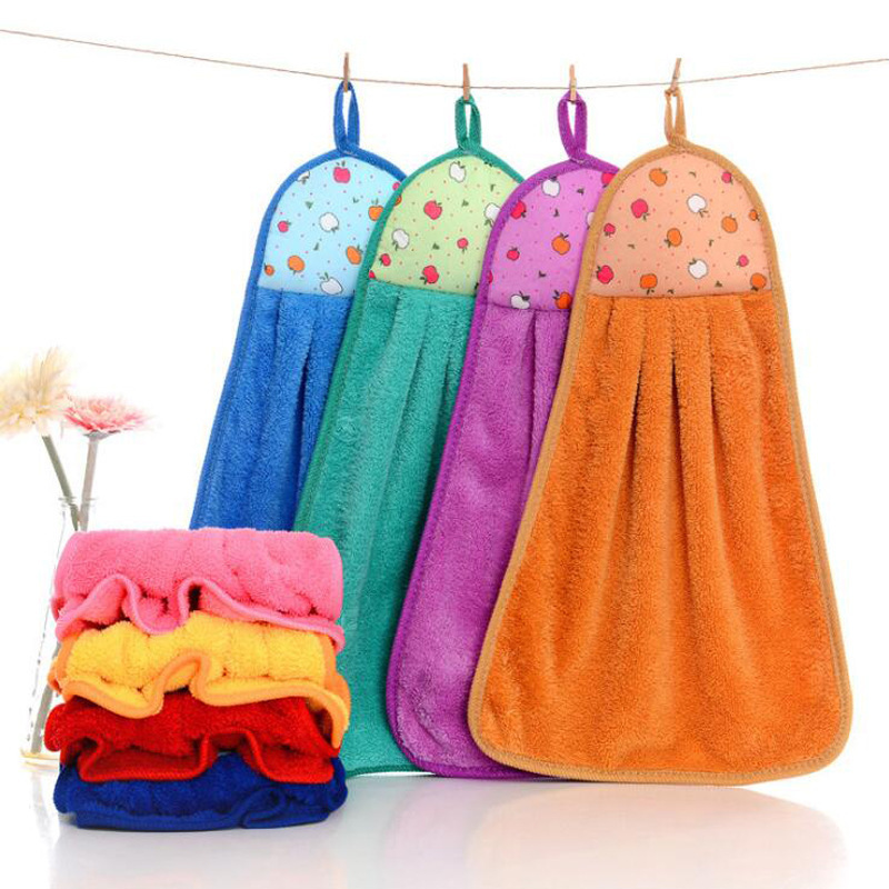 4pcs 20*32cm Small Hand Towels - Home Kitchen Bathroom Cleaning ulasan dan harga