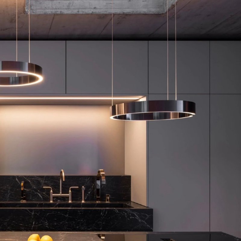 Luxury Design Circle LED Penda - Home Of The Year Bathroom ulasan dan harga