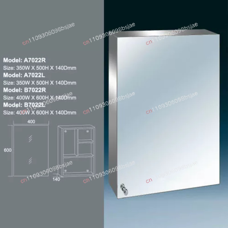 304 stainless steel mirror cab - Bathroom Cabinet Mirror ulasan dan harga