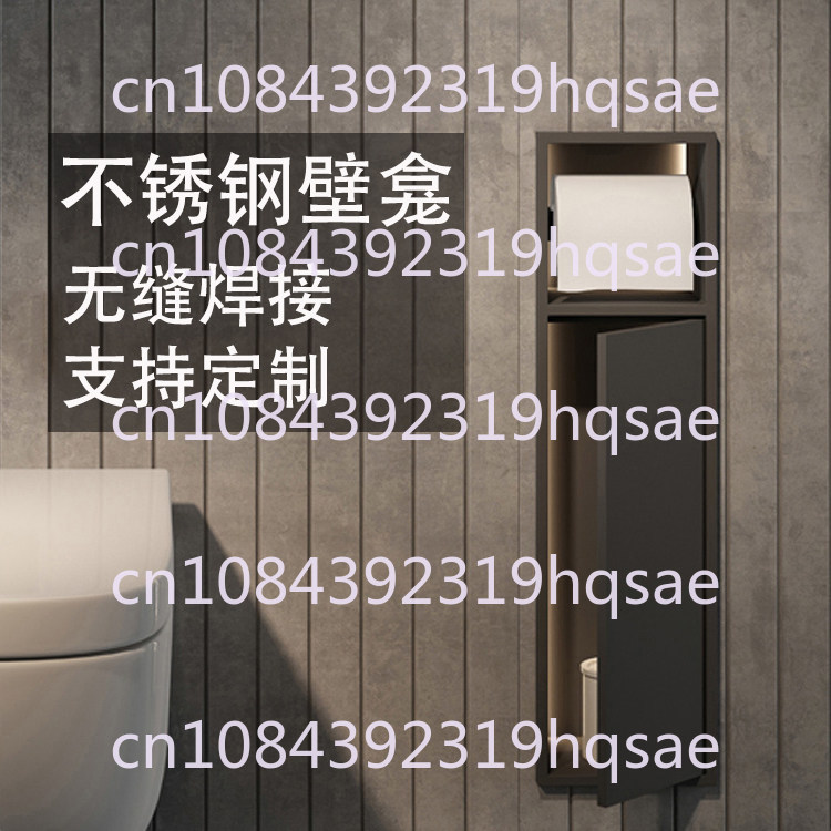 Stainless Steel Niche Conceale - Toilet Brush Holder ulasan dan harga