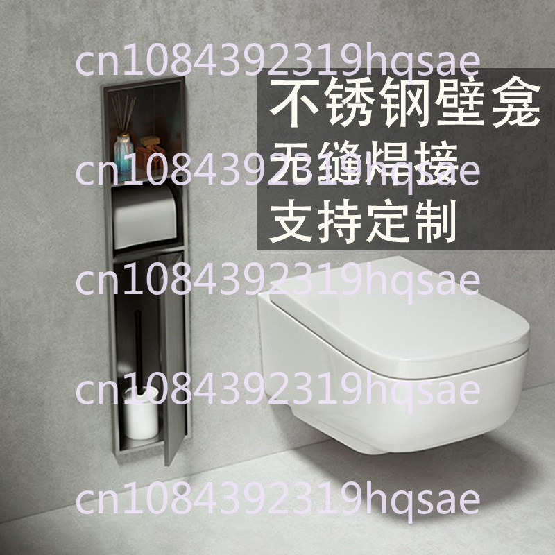 Stainless Steel Niche Conceale - Toilet Brush Holder ulasan dan harga