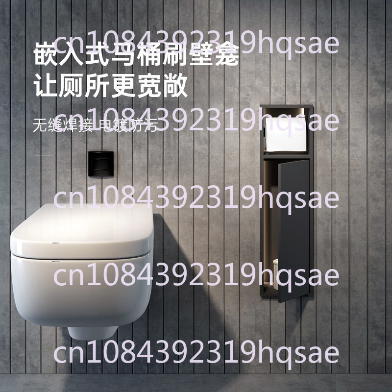 Stainless Steel Niche Conceale - Toilet Brush Holder ulasan dan harga