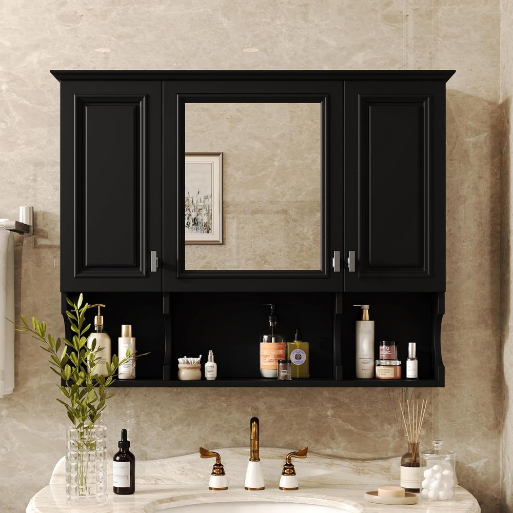 Bathroom Wall Cabinet with Mir - Bathroom Cabinet Mirror ulasan dan harga