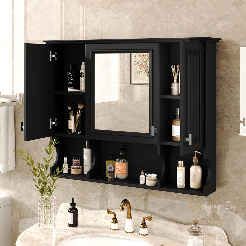 Bathroom Wall Cabinet with Mir - Bathroom Cabinet Mirror ulasan dan harga