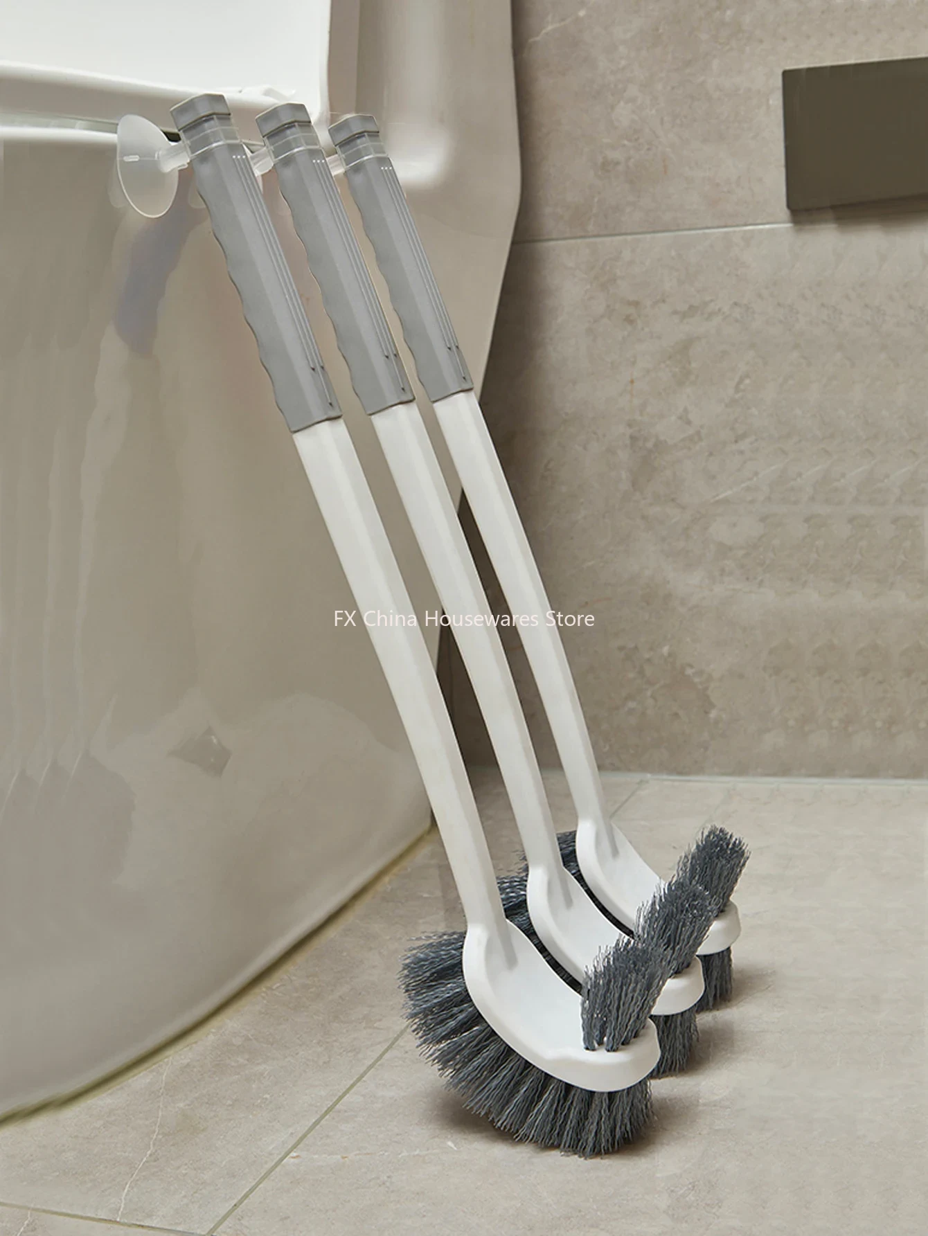 Long Handle Toilet Brush with  - Toilet Brush Holder ulasan dan harga
