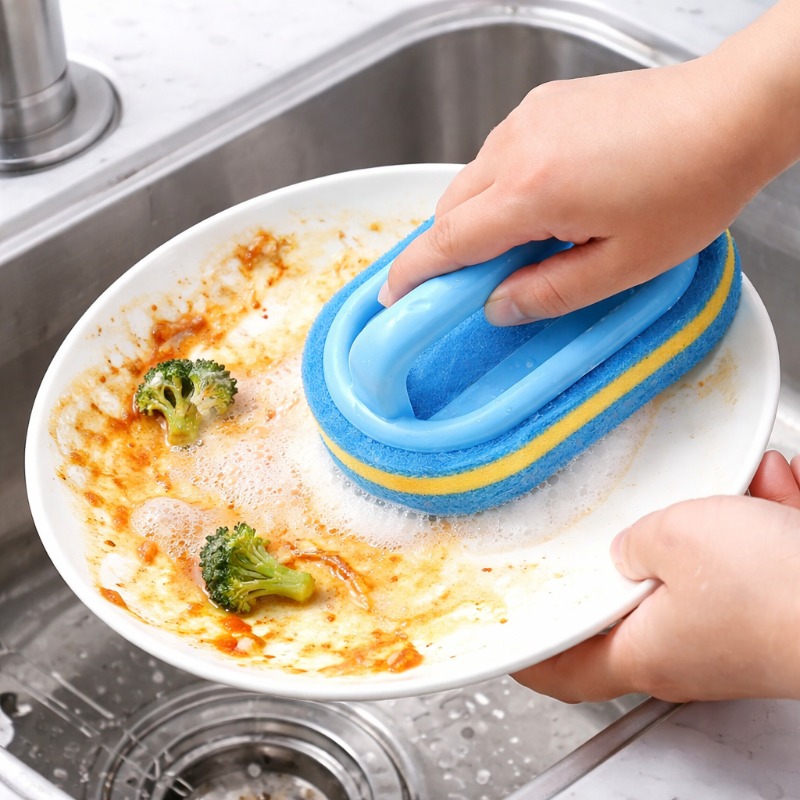 Household Cleaning Brush with  - Home Kitchen Bathroom Cleaning ulasan dan harga