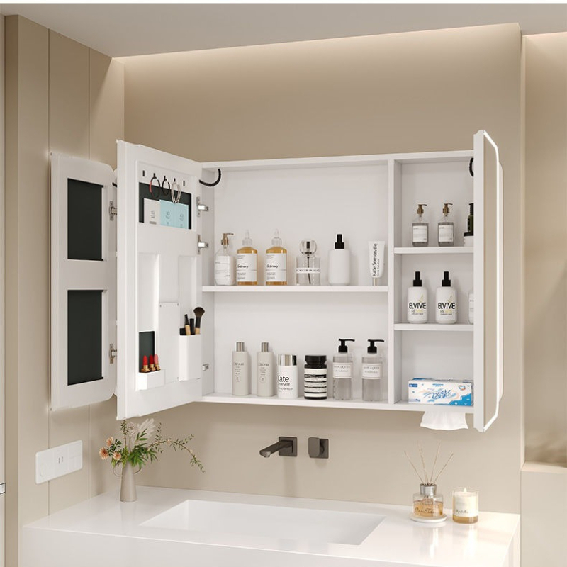 LED Bathroom Mirror Cabinet Al - Bathroom Cabinet Mirror ulasan dan harga