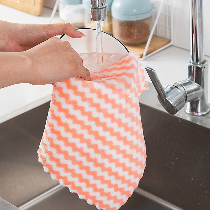 2-Pack of Wavy Striped Coral F - Home Bathroom Colors ulasan dan harga