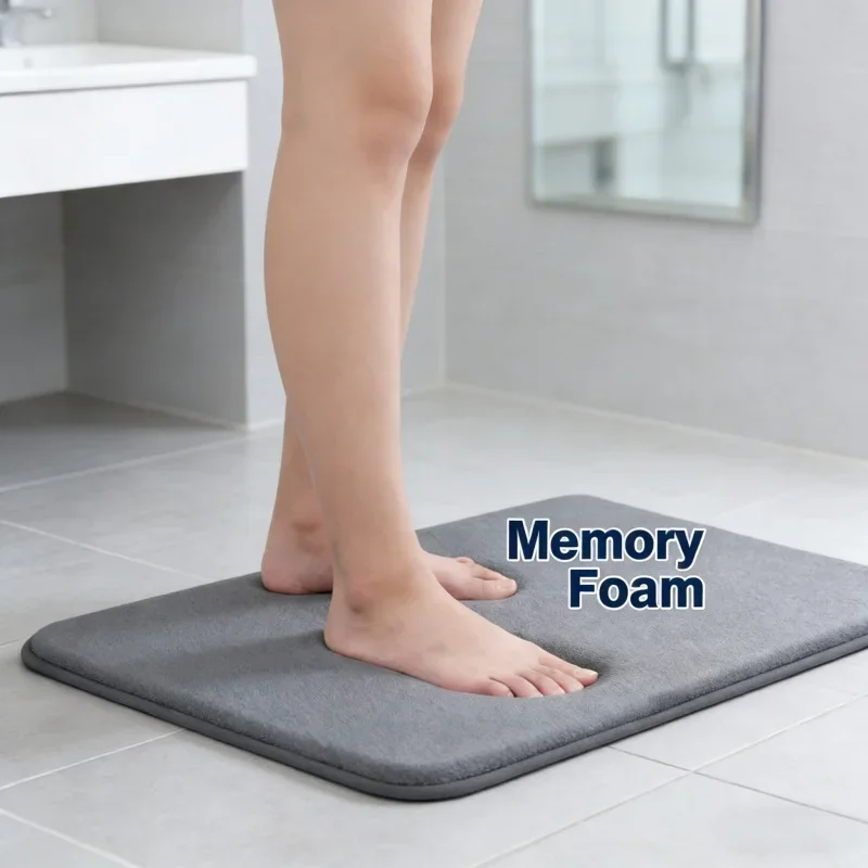 Memory Foam Bath Mat Non Slip  - Non Slip Bath Mat ulasan dan harga