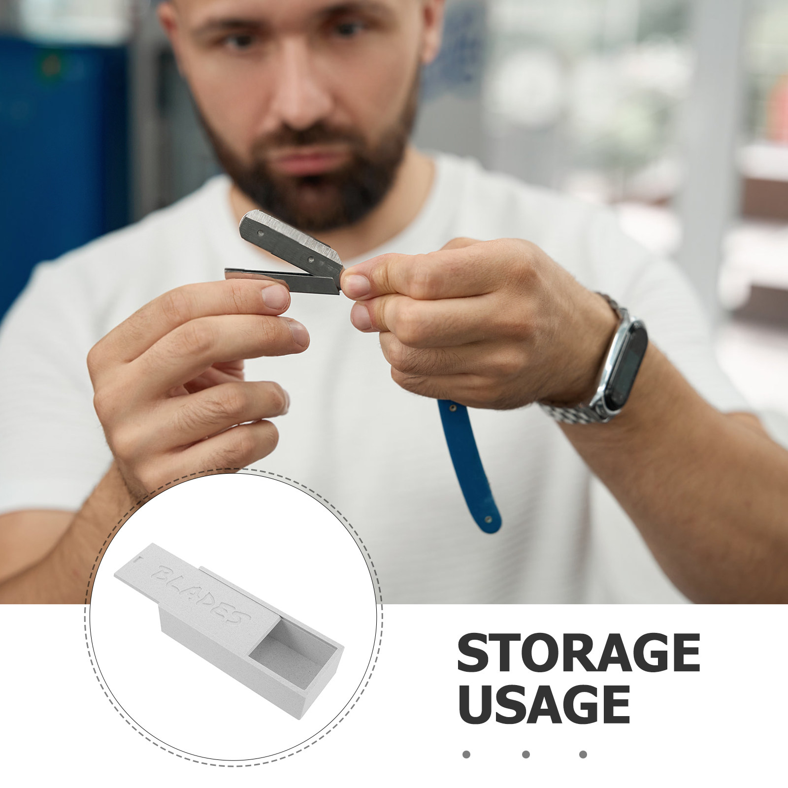 White Double Compartment Blade - Home One Bathroom ulasan dan harga