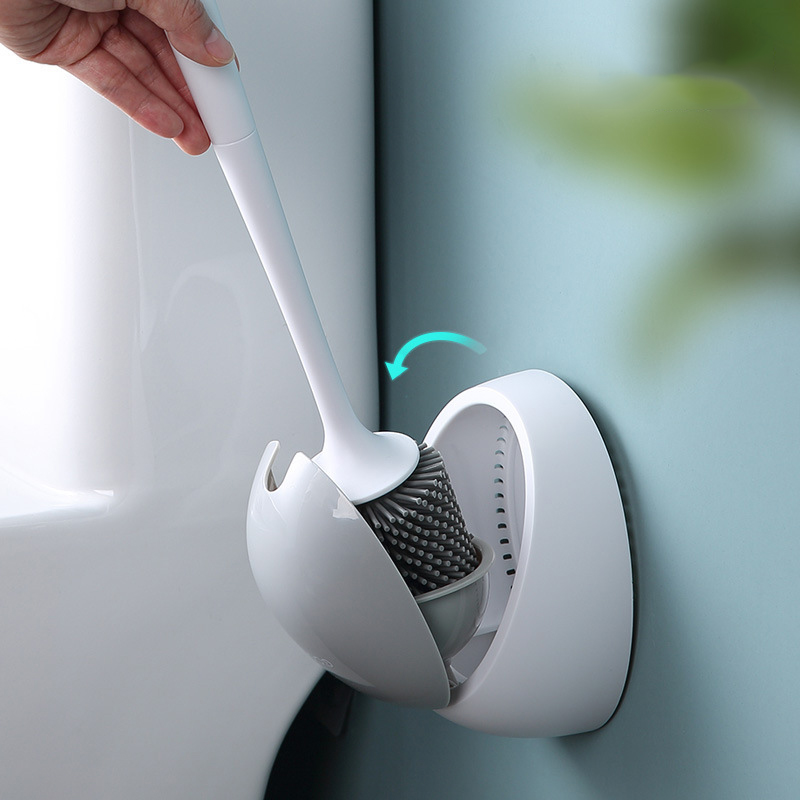 WIKHOSTAR TPR Silicone Toilet  - Toilet Brush Holder ulasan dan harga
