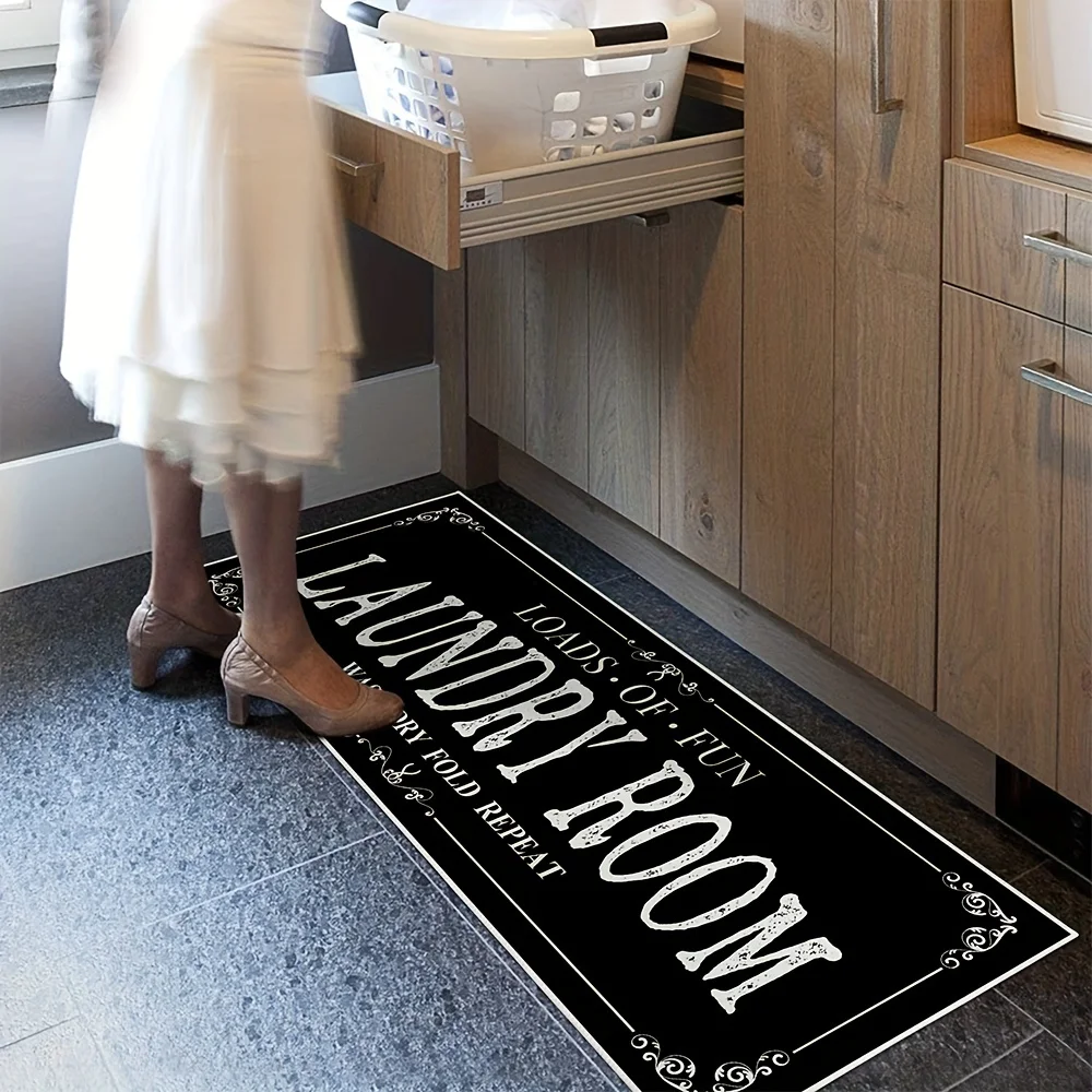 Laundry Room Rug Runner Non Sl - Tiny Home Bathroom Kit ulasan dan harga