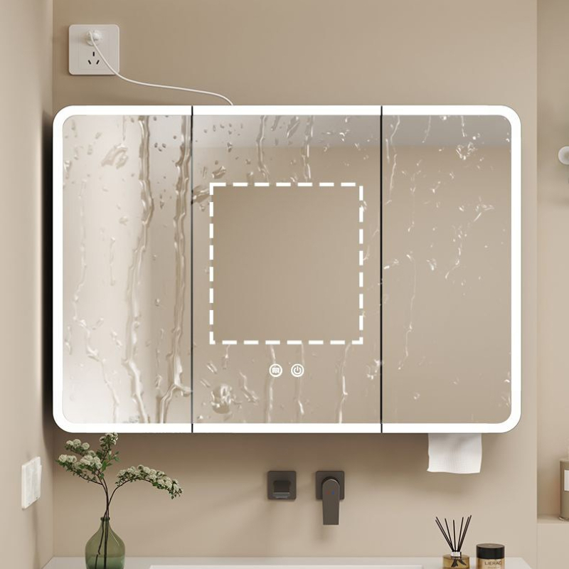 LED Smart Bathroom Mirror Cabi - Home Theater Bathroom ulasan dan harga