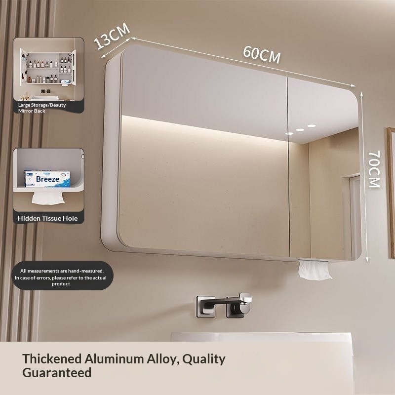 LED Smart Bathroom Mirror Cabi - Home Theater Bathroom ulasan dan harga
