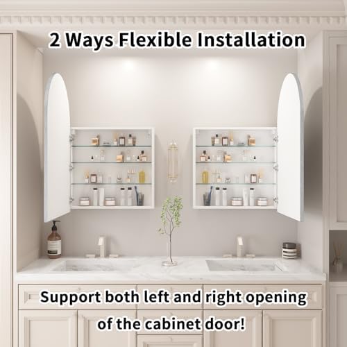24x36 Inch Arch Bathroom Mirro - Bathroom Cabinet Mirror ulasan dan harga