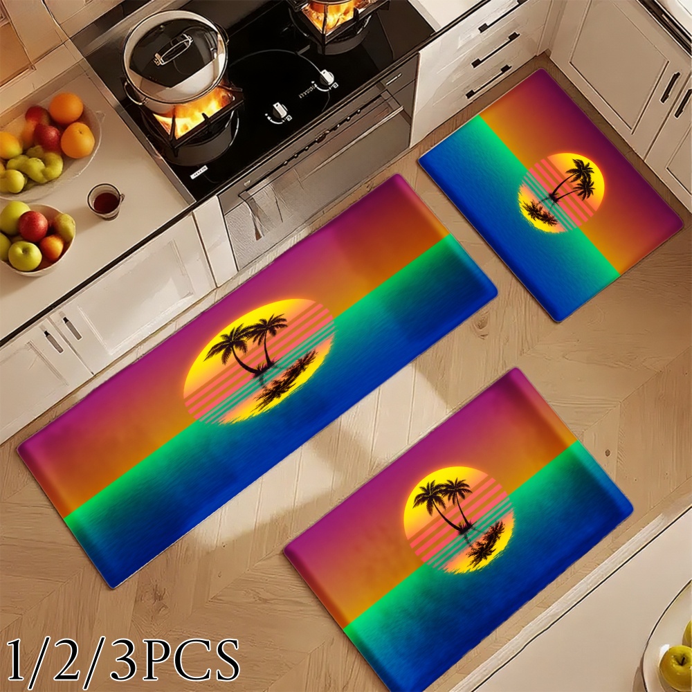 3PCS Kitchen Rugs,Home Decorat - Home Bathroom Colors ulasan dan harga
