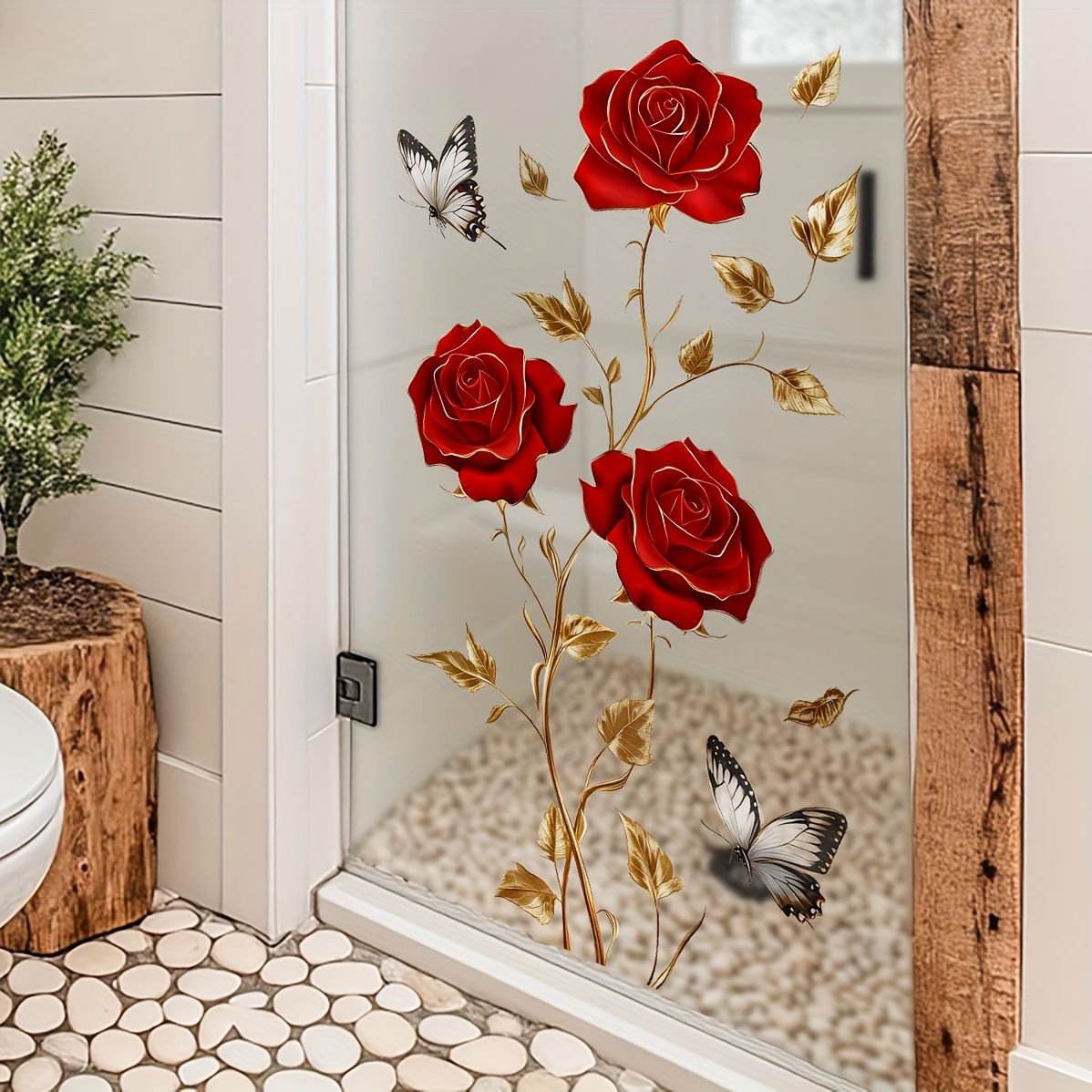1Pc Charming and Romantic Red  - Home One Bathroom ulasan dan harga