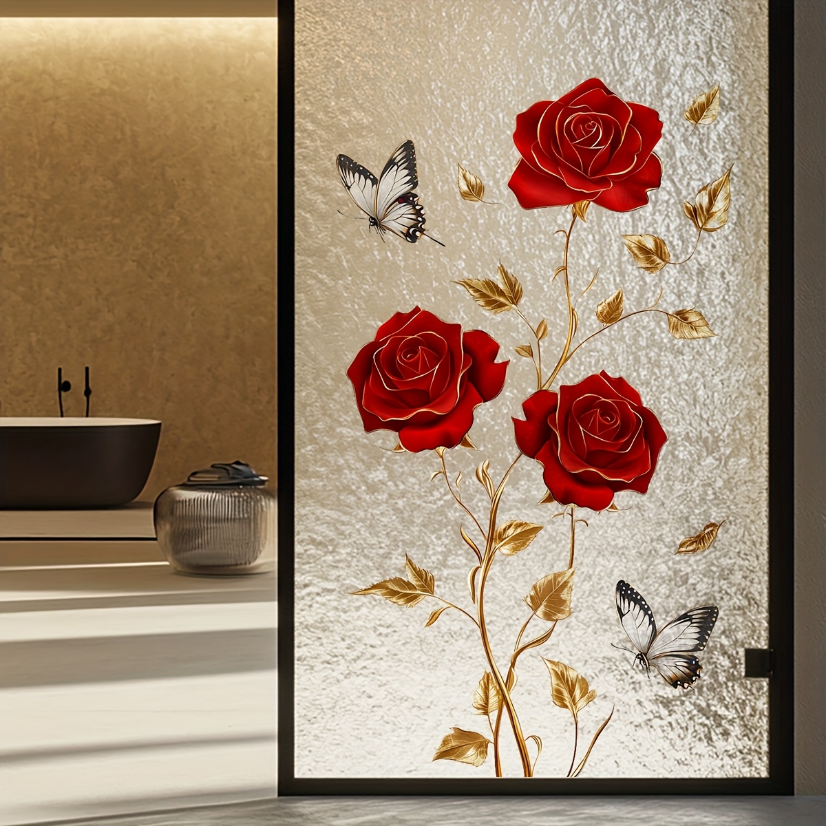 1Pc Charming and Romantic Red  - Home One Bathroom ulasan dan harga
