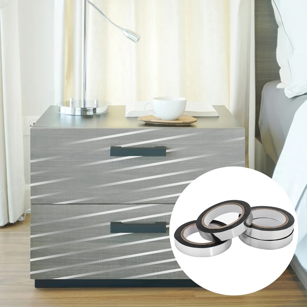 Silvery Metallic Mirror Tape,A - Home Theater Bathroom ulasan dan harga