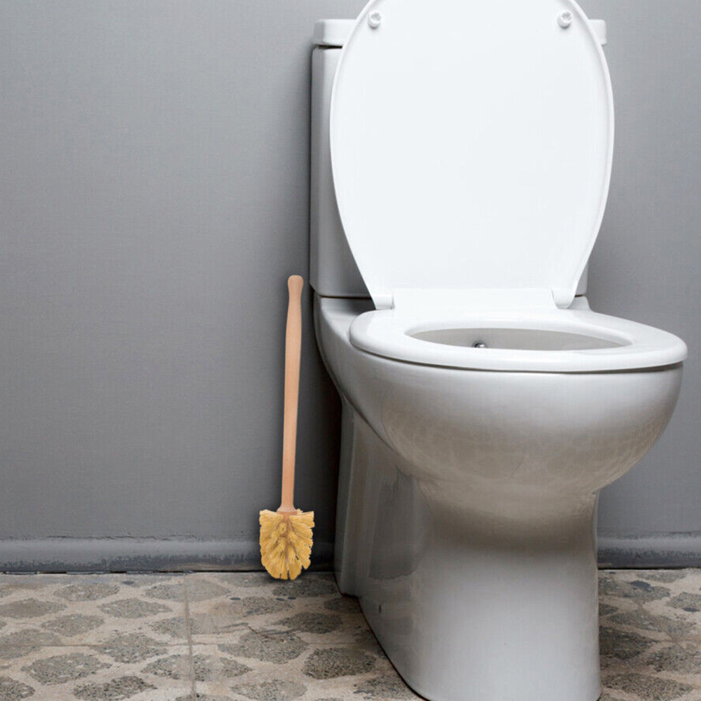 1PC Wooden Toilet Brush Long H - Toilet Brush Holder ulasan dan harga