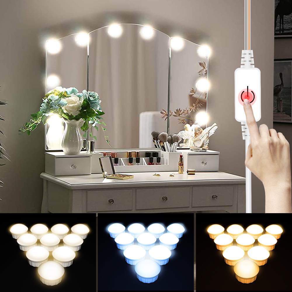 LED Mirror Light USB Dressing  - Home Theater Bathroom ulasan dan harga