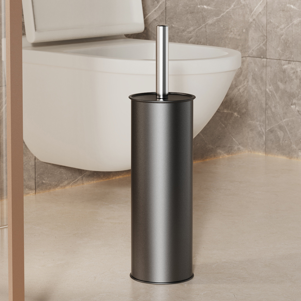 Black Toilet Brush and Holder  - Toilet Brush Holder ulasan dan harga