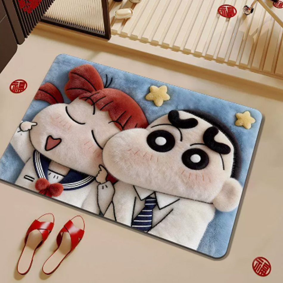 2027 Cartoon Diatomaceous Eart - Non Slip Bath Mat ulasan dan harga