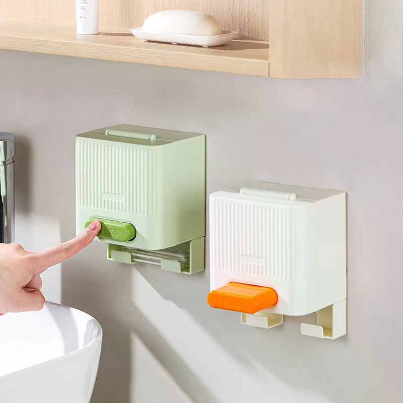 Press Cotton Swab Box Automati - Home One Bathroom ulasan dan harga