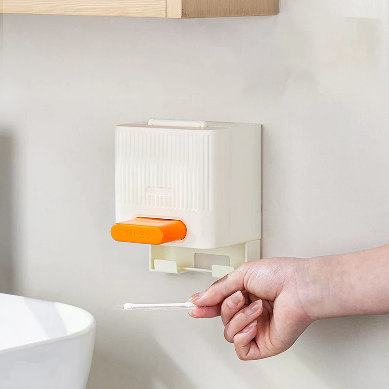 Press Cotton Swab Box Automati - Home One Bathroom ulasan dan harga