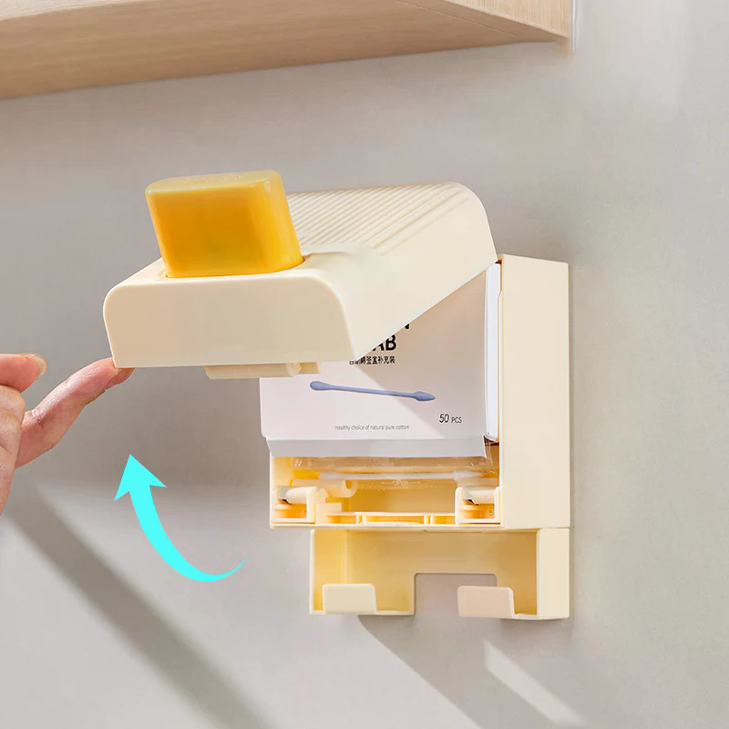 Press Cotton Swab Box Automati - Home One Bathroom ulasan dan harga