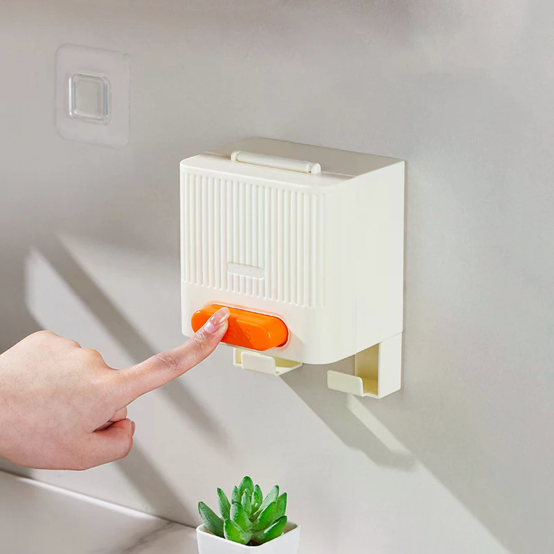 Press Cotton Swab Box Automati - Home One Bathroom ulasan dan harga