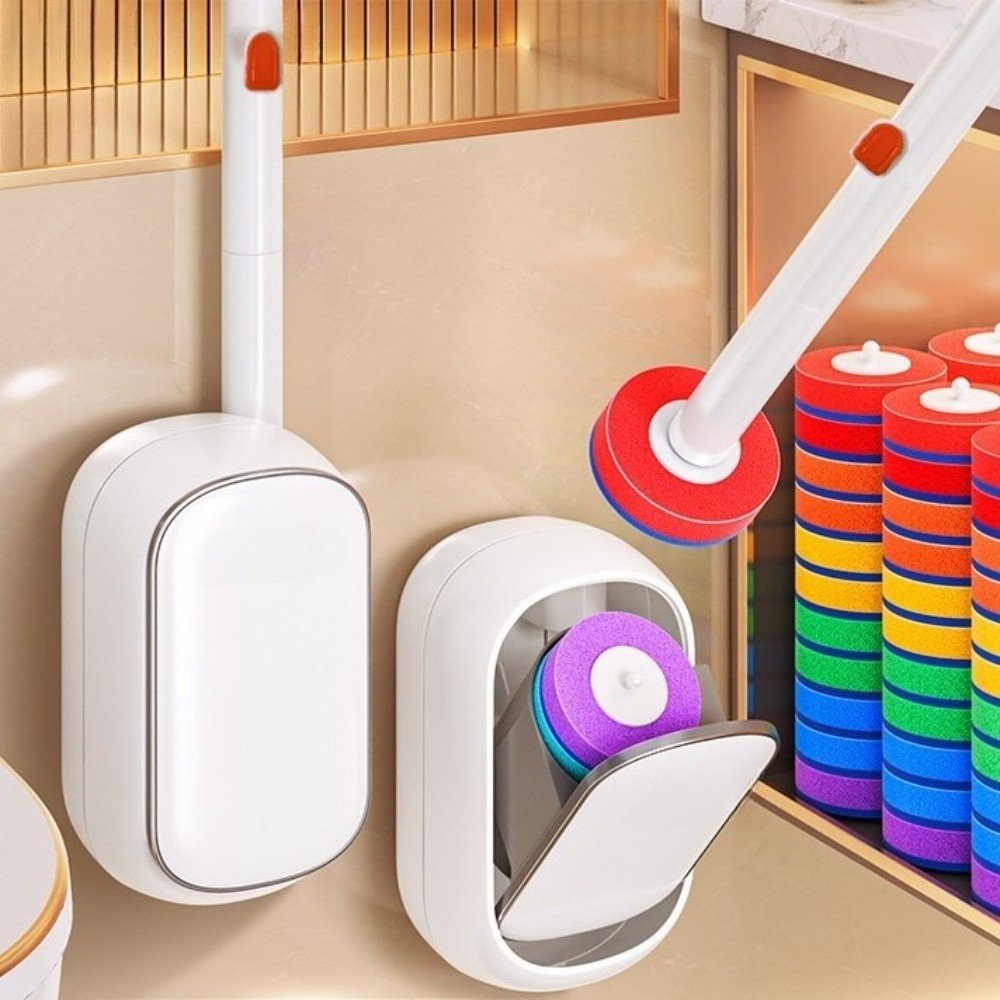Wall Mounted Toilet Cleaning B - Toilet Brush Holder ulasan dan harga