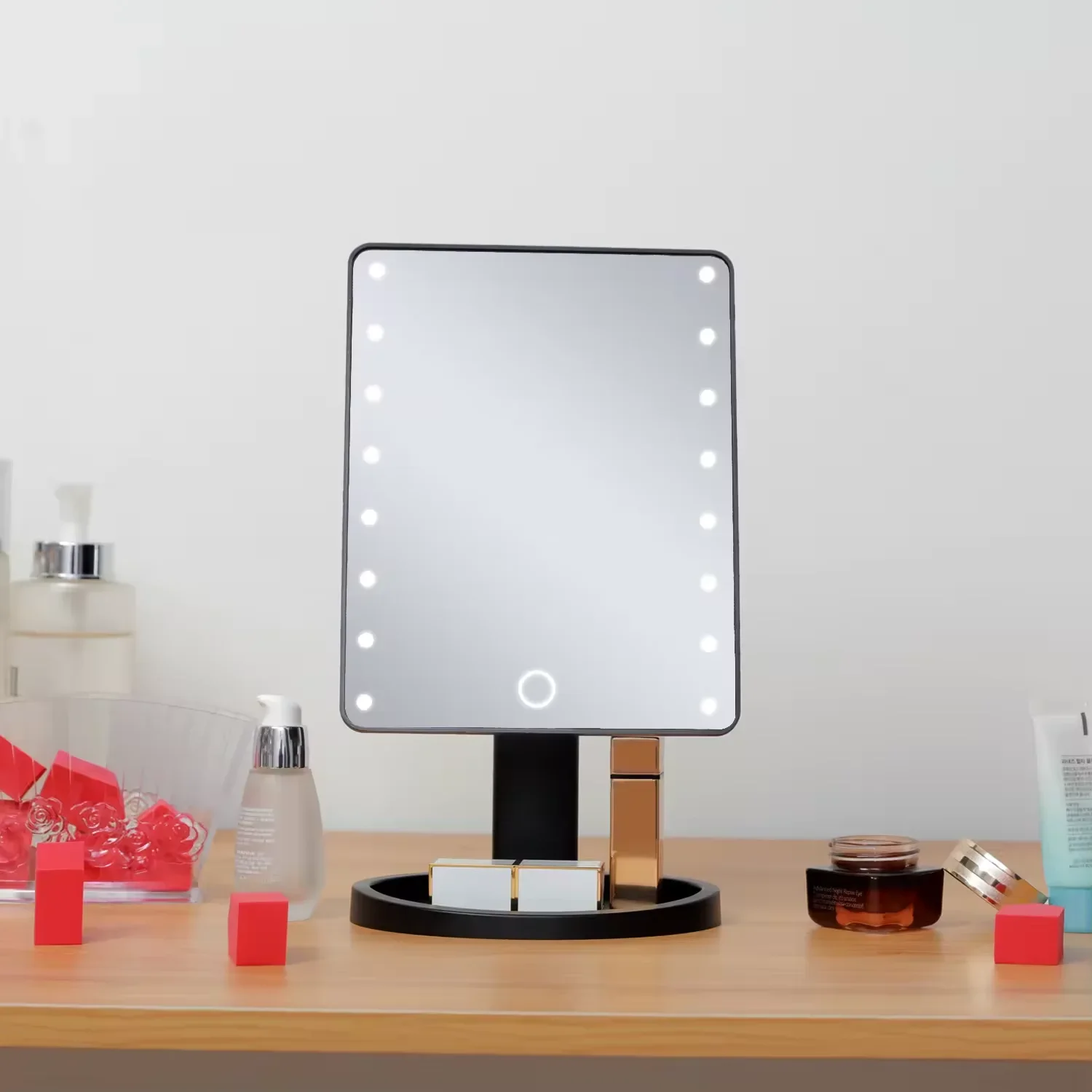 Square Vanity Lighted Makeup M - Home Theater Bathroom ulasan dan harga