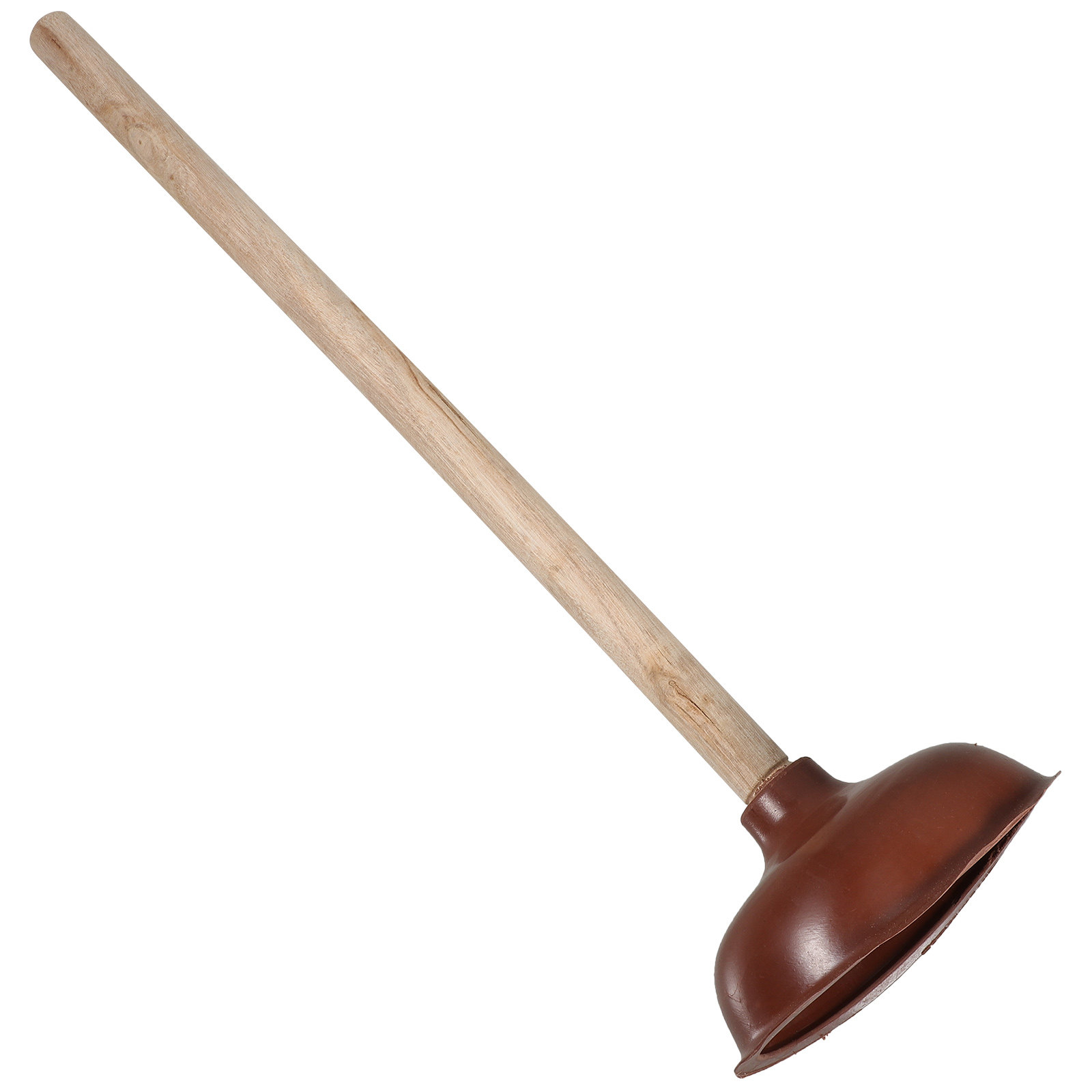 Wooden Rubber Toilet Plunger C - Home Kitchen Bathroom Cleaning ulasan dan harga