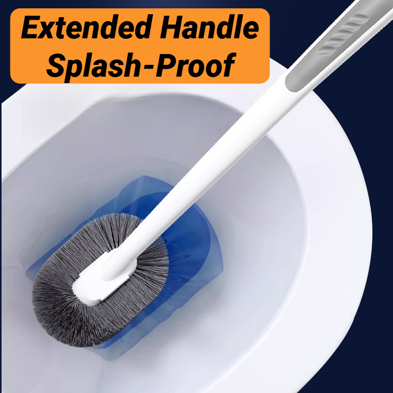 Wall Mounted Long Handle PP To - Toilet Brush Holder ulasan dan harga