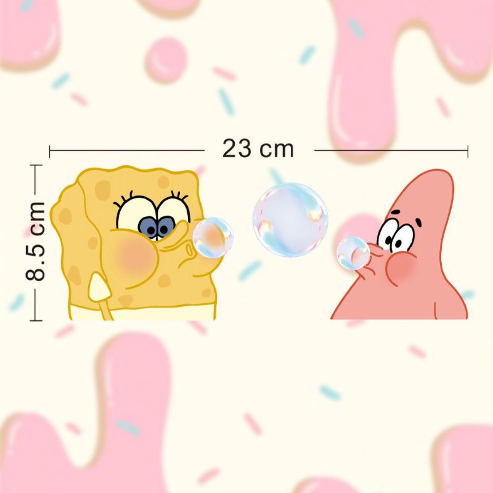 SpongeBob Bathroom Mirror Deca - Home Theater Bathroom ulasan dan harga