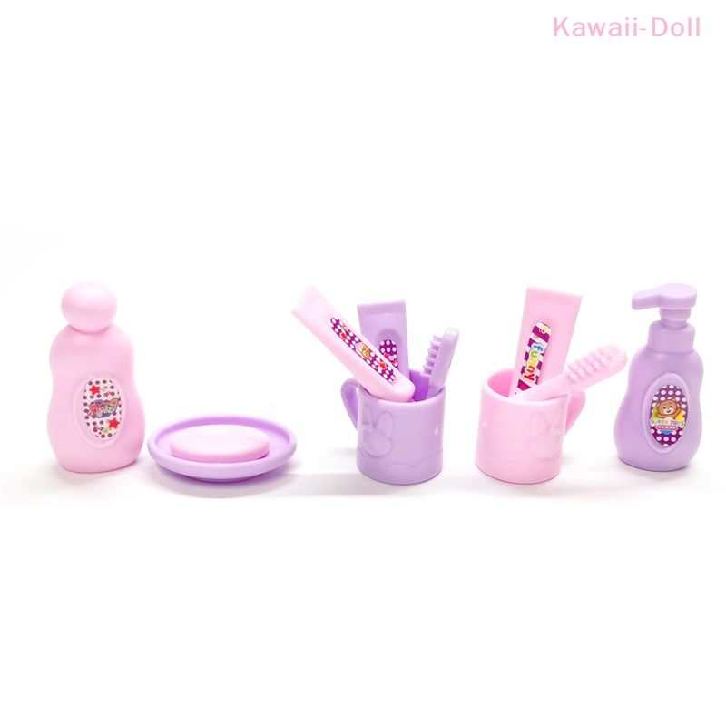 13Pcs 1:12 Toothpaste Toothbru - Home Theater Bathroom ulasan dan harga