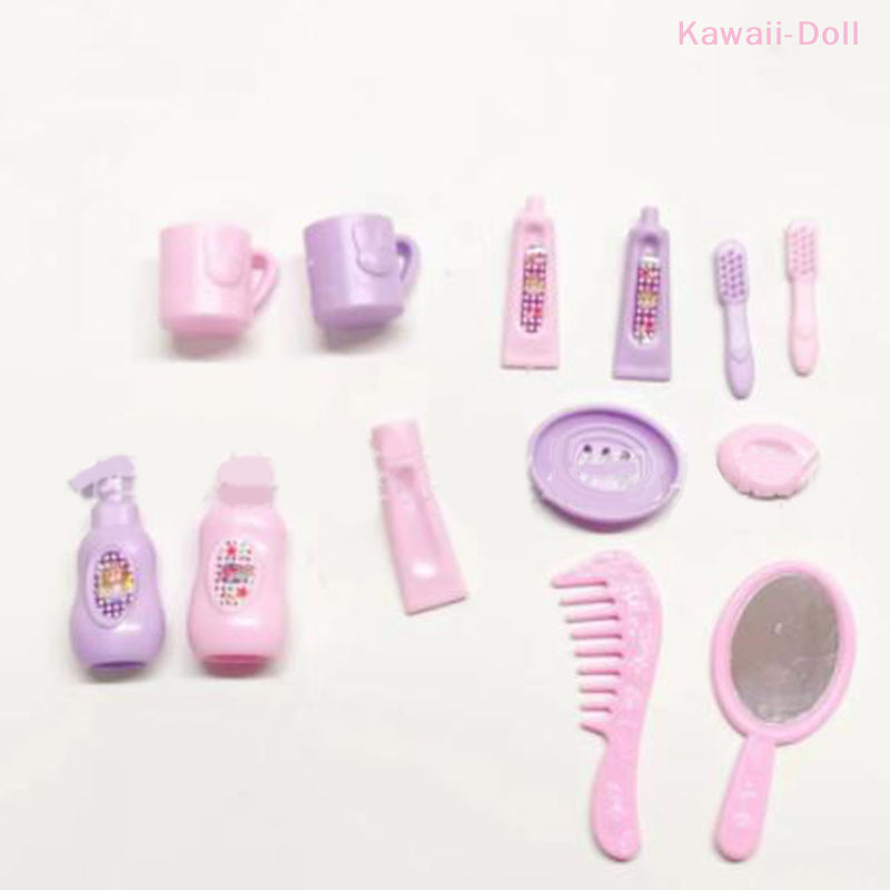 13Pcs 1:12 Toothpaste Toothbru - Home Theater Bathroom ulasan dan harga